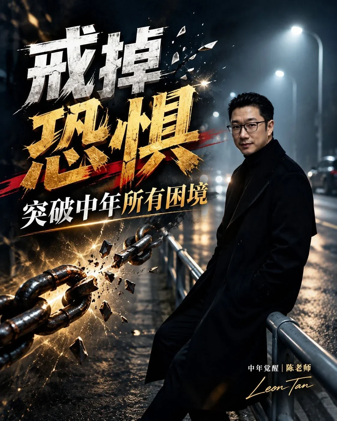 戒掉恐惧,突破中年所有困境|中年觉醒 陈老师 Leon Tan